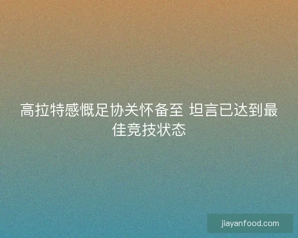高拉特感慨足协关怀备至 坦言已达到最佳竞技状态